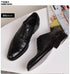 Elegant Men's Oxford Leather Shoes for Office Wear - Comfortable, Wear-Resistant, and Stylish Casual Footwear for Formal Occasions